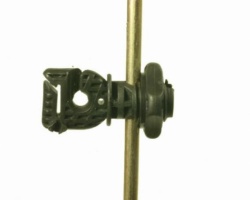 Pig tail post insulators
